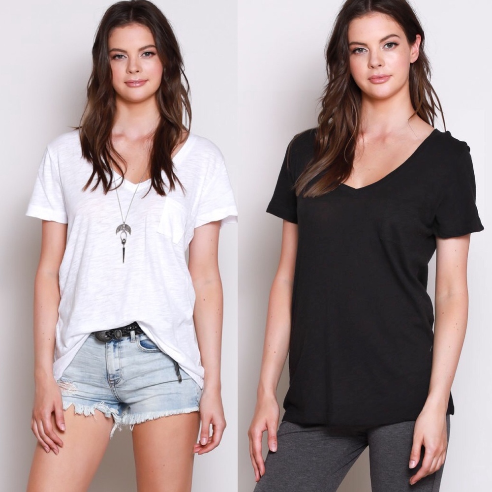 Basic Black Short Sleeve Tee - Picture 2 of 8